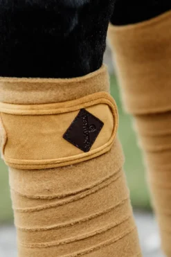 Kentucky Horsewear Kentucky Horsewear|Benskydd & Benlindor-Polar Fleecelindor Velvet Mustard