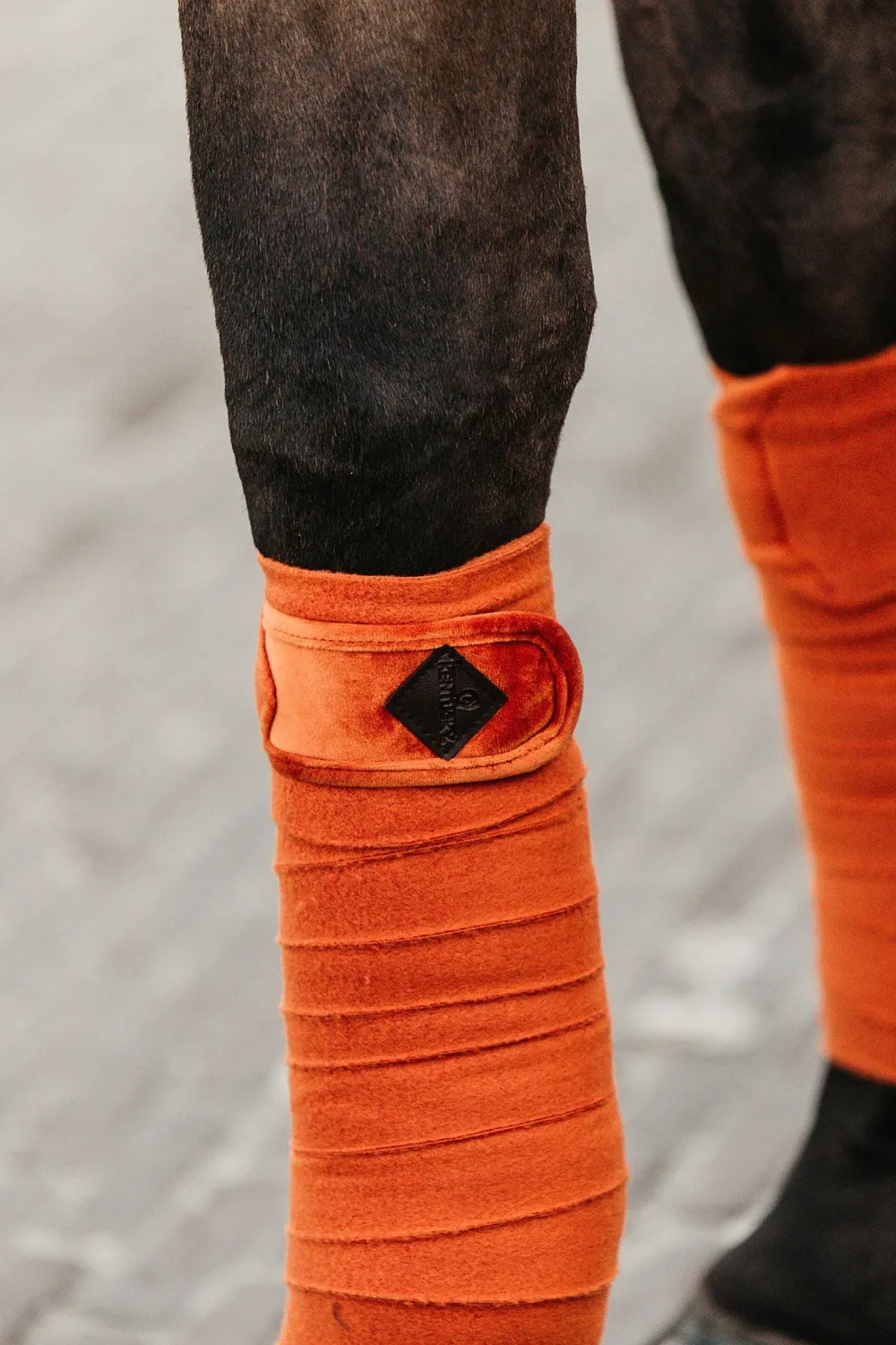 Kentucky Horsewear Kentucky Horsewear|Benskydd & Benlindor-Polar Fleecelindor Velvet Orange