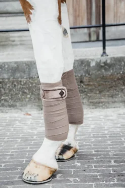 Kentucky Horsewear Kentucky Horsewear|Benskydd & Benlindor-Polar Fleecelindor Velvet Pearls Beige