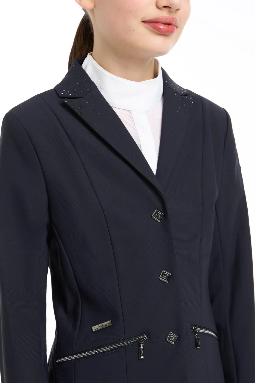 Barn LeMieux Kavajer & Skjortor|Kavajer & Skjortor-Pro Kavaj Junior Navy