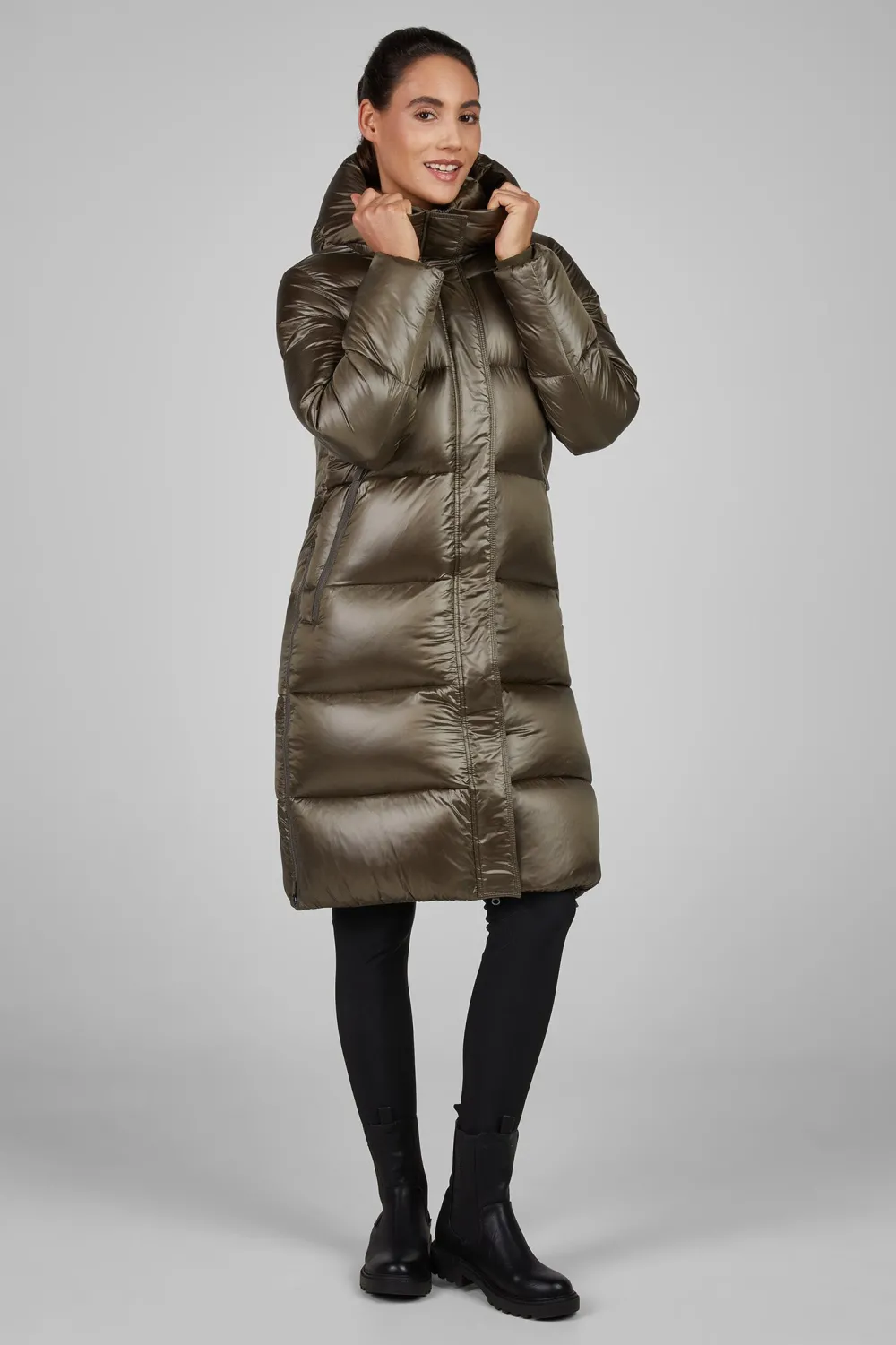 Pikeur Pikeur|Jackor & Kappor-Quited Ridkappa eection ate Brown