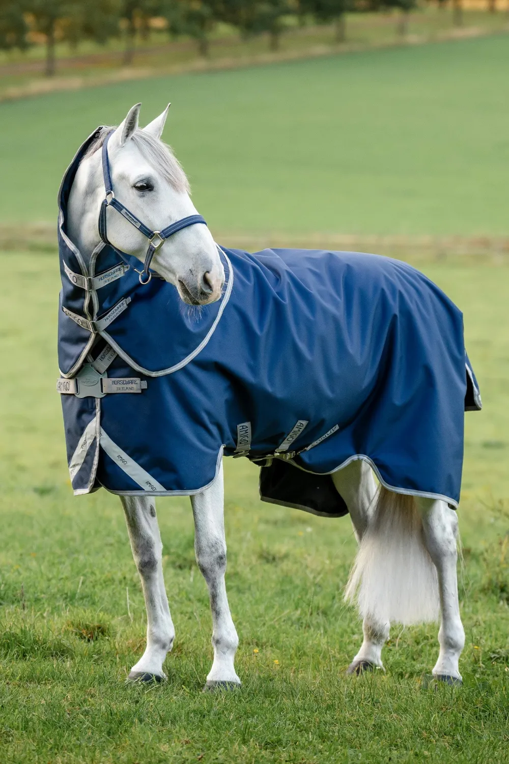 Horseware Horseware-Regntäcke Amigo Plus 1200D 0g Navy/Titanium