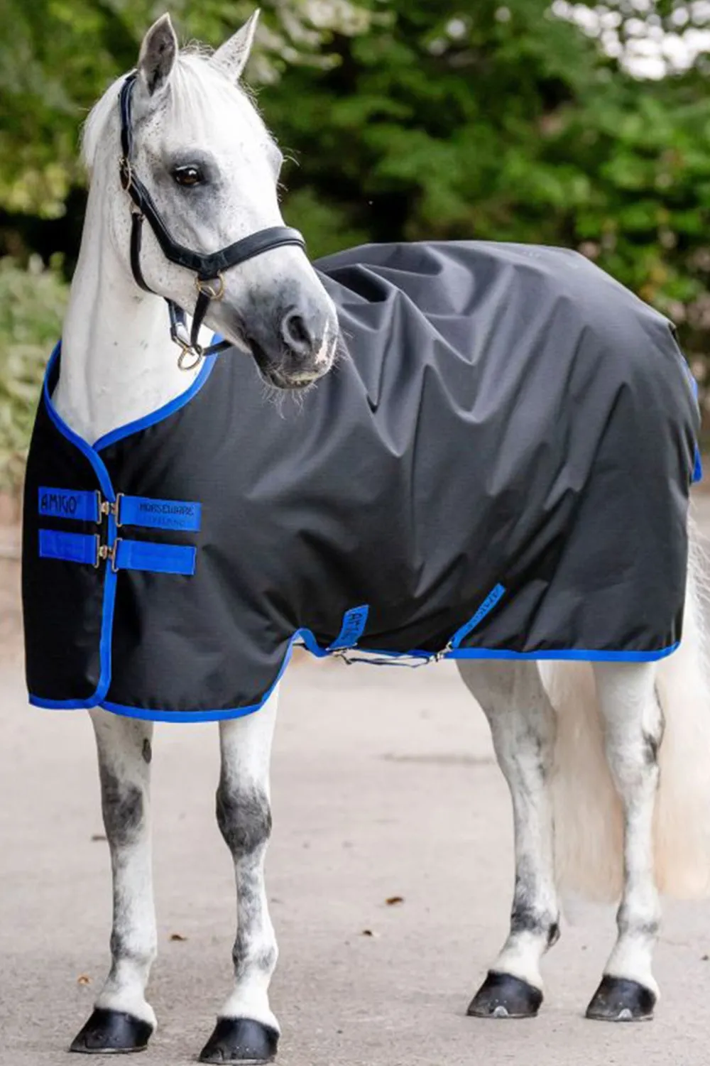 Horseware Hästtäcken & Flughuvor|Horseware-Regntäcke Amigo Ripstop 900D 0g Black/Blue