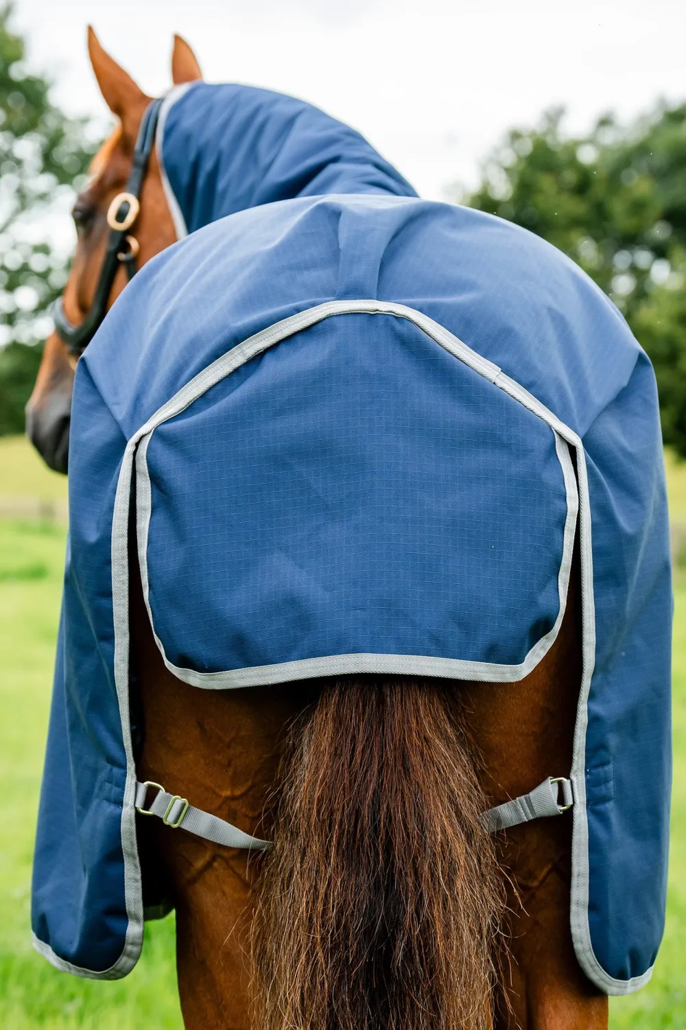 Horseware Horseware|Hästtäcken & Flughuvor-Regntäcke Amigo Ripstop 900D 0g Navy/Grey