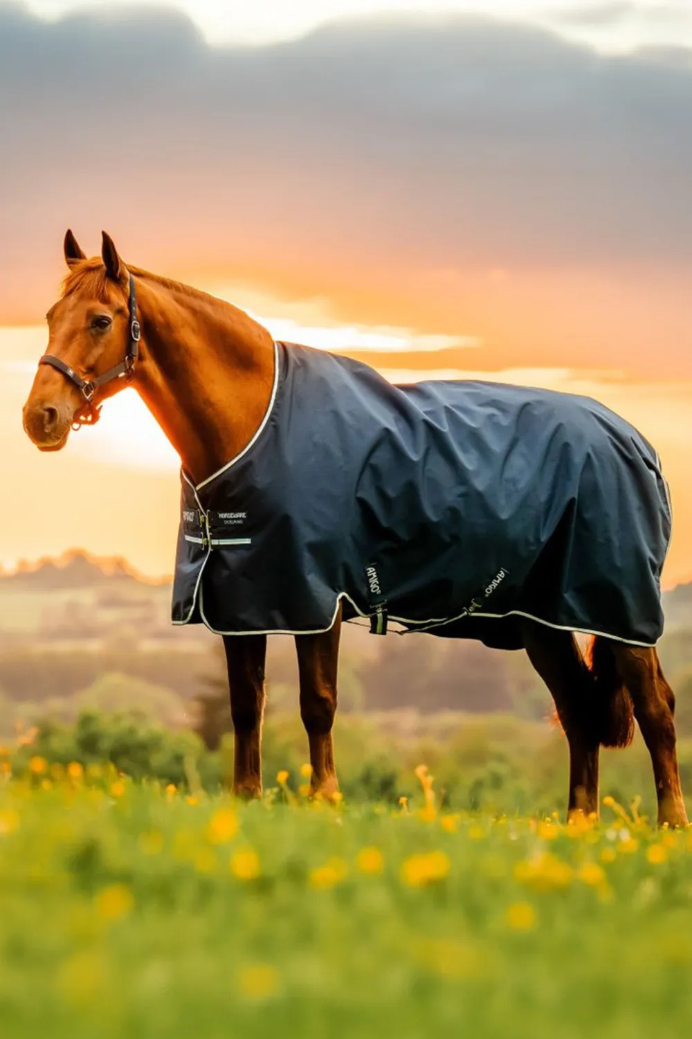 Horseware Hästtäcken & Flughuvor|Horseware-Regntäcke Amigo Ripstop 900D 0g Whitney Navy