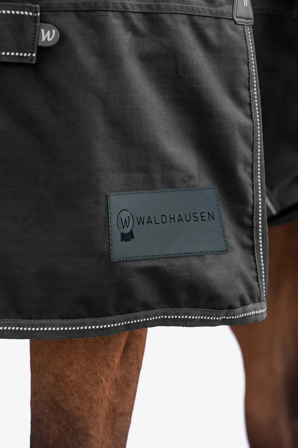 Waldhausen Hästtäcken & Flughuvor-Regntäcke Arctic 600D 0g Svart