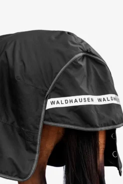 Waldhausen Hästtäcken & Flughuvor-Regntäcke Arctic 600D 0g Svart