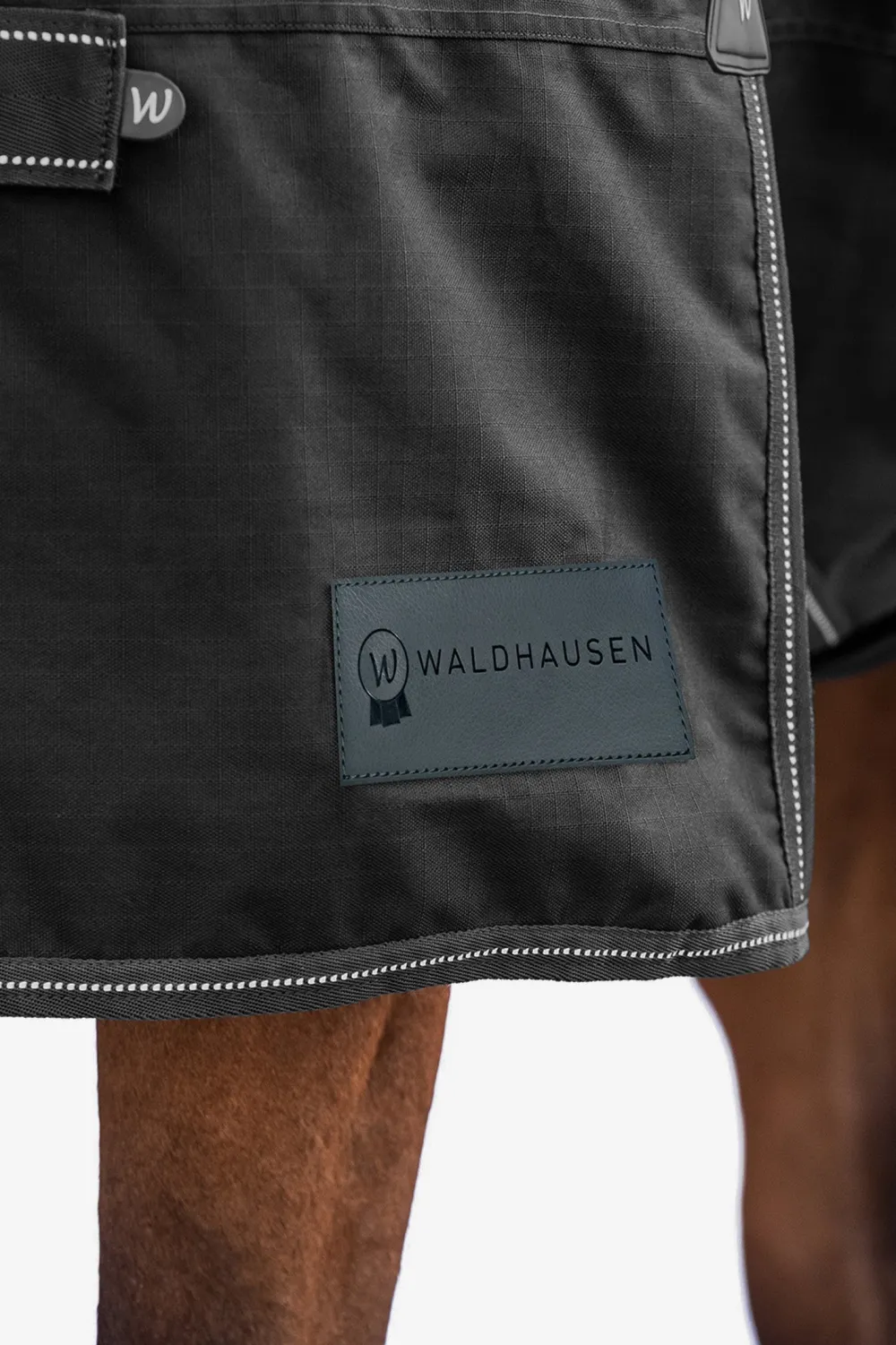 Waldhausen Hästtäcken & Flughuvor-Regntäcke Arctic 50g Svart