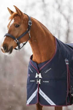 LeMieux Hästtäcken & Flughuvor|Lemieux-Regntäcke Kudo 100g Navy