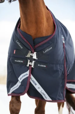 LeMieux Hästtäcken & Flughuvor|Lemieux-Regntäcke Kudo 100g Navy