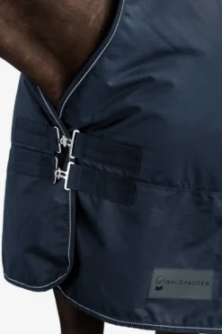 Waldhausen Hästtäcken & Flughuvor-Regntäcke Nordic Halvhals Light Night Blue