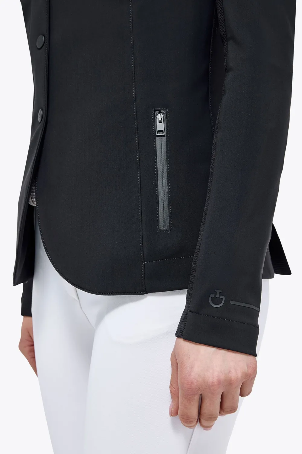 Cavalleria Toscana Cavalleria Toscana|Kavajer & Skjortor-R-EVO Tech Zip Kavaj Svart