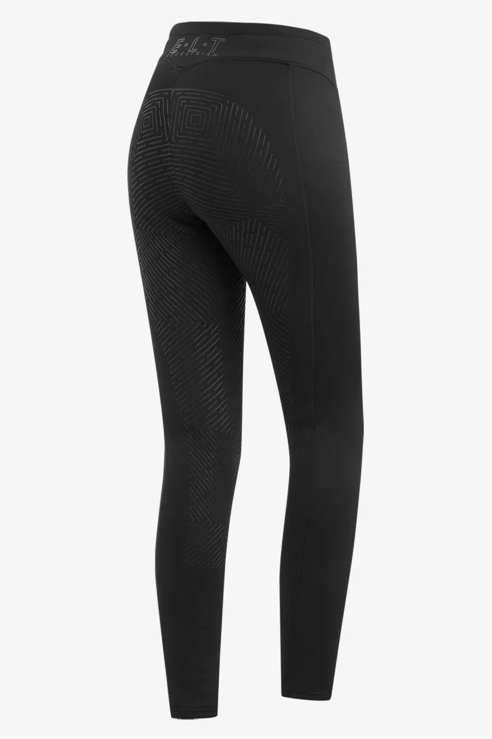 ELT Ridbyxor & Tights-Rica Fodrade Ridtights Full Grip Svart