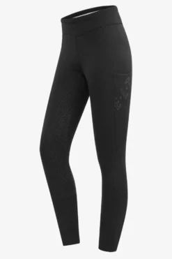 ELT Ridbyxor & Tights-Rica Fodrade Ridtights Full Grip Svart