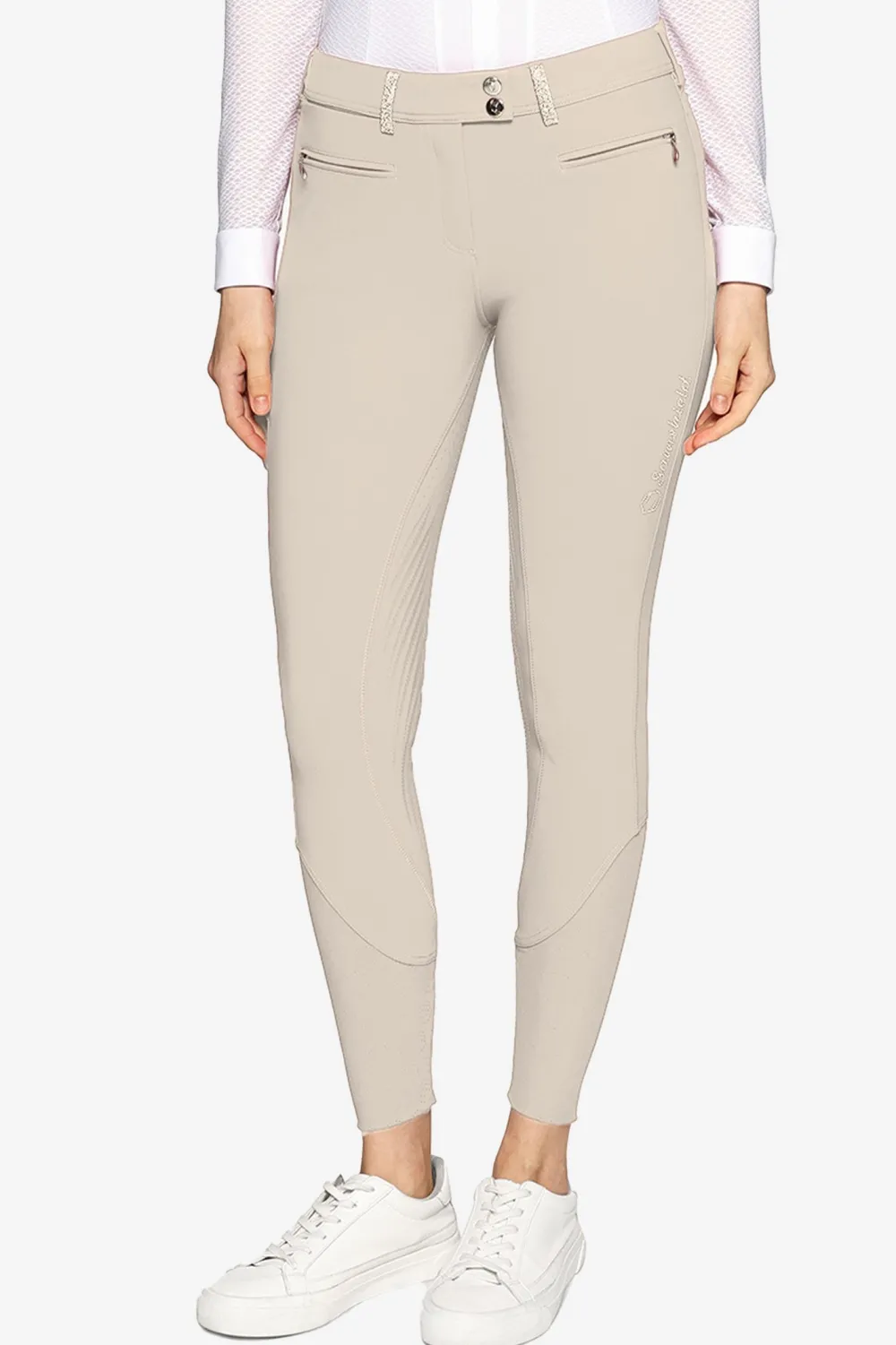 Samshield Samshield|Ridbyxor & Tights-Ridbyxor Adele Knä Grip Beige