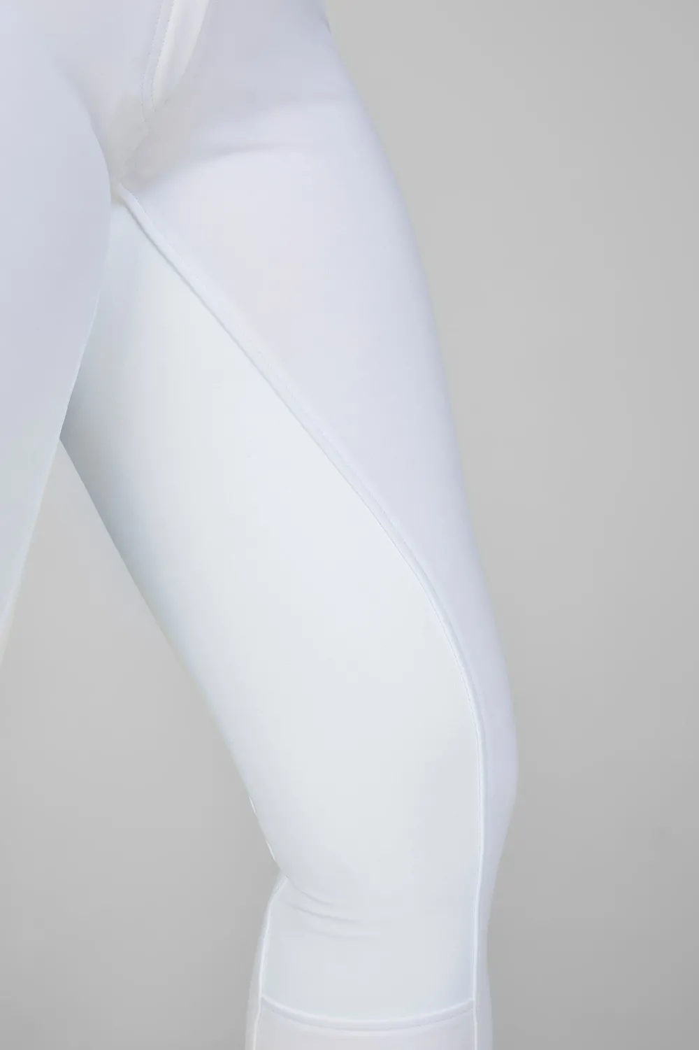 Pikeur Pikeur|Ridbyxor & Tights-Ridbyxor Candela Full Grip Flex Faux Leather Vit