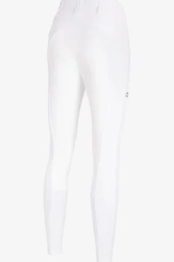 Pikeur Pikeur|Ridbyxor & Tights-Ridbyxor Candela Full Grip Flex Faux Leather Vit