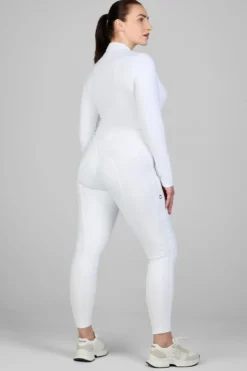 Pikeur Pikeur|Ridbyxor & Tights-Ridbyxor Candela Full Grip Flex Faux Leather Vit