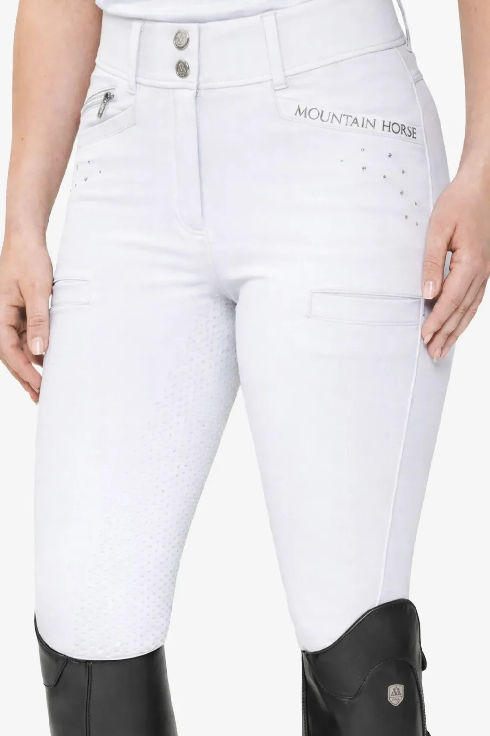 Mountain Horse Mountain Horse|Ridbyxor & Tights-Ridbyxor Chantal Full Grip White