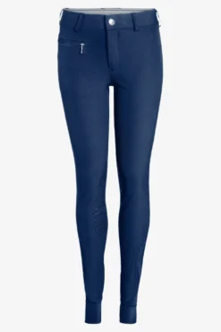 Barn Mountain Horse Mountain Horse|Ridbyxor & Tights-Ridbyxor Crown Knä Grip Junior Navy
