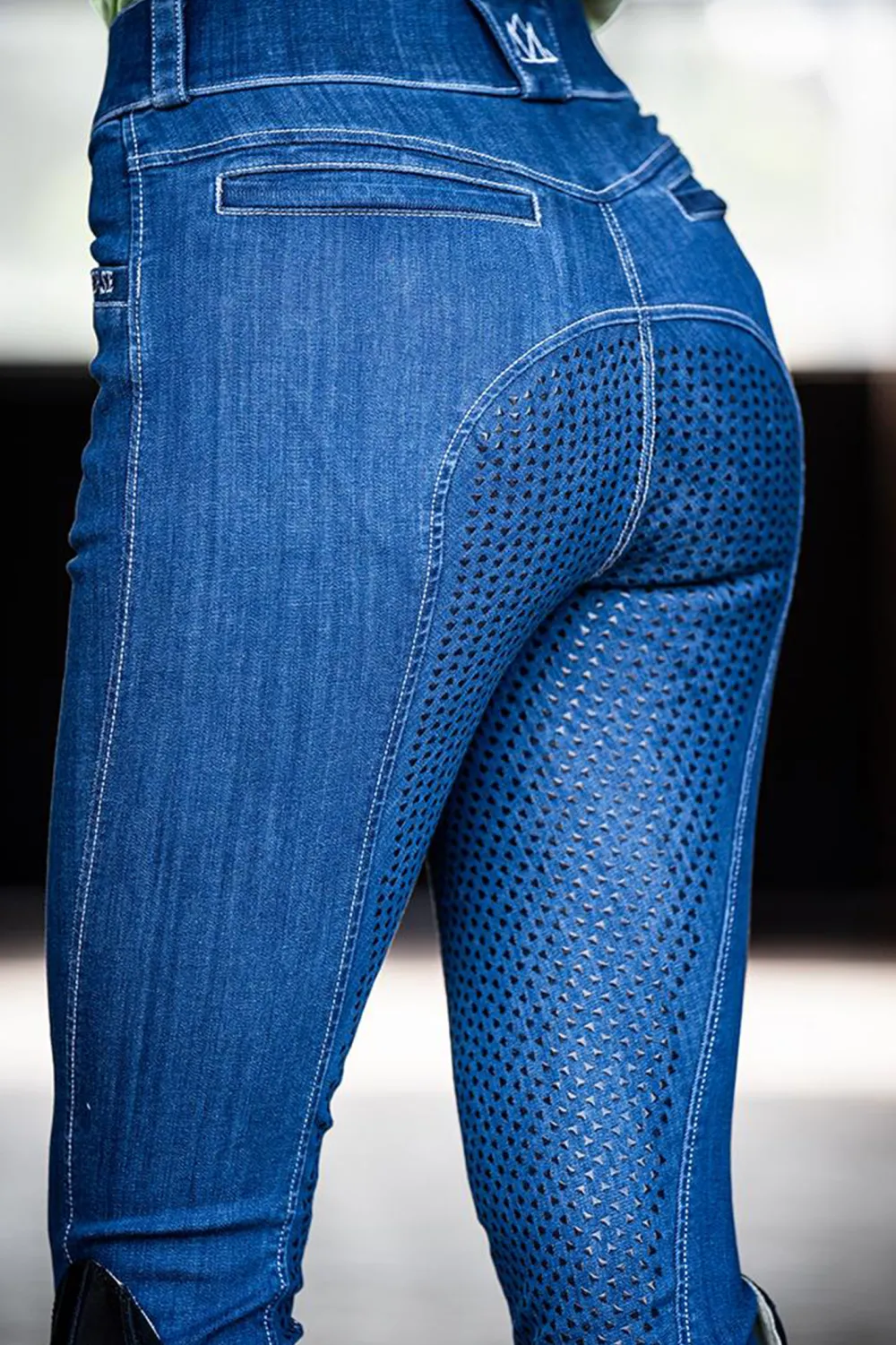 Mountain Horse Mountain Horse|Ridbyxor & Tights-Ridbyxor Dream Denim Full Grip Jeans