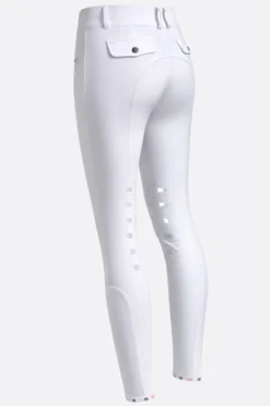 Rider's Gene Ridbyxor & Tights-Ridbyxor Hög Midja Knä Grip Vit