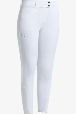 Rider's Gene Ridbyxor & Tights-Ridbyxor Hög Midja Knä Grip Vit