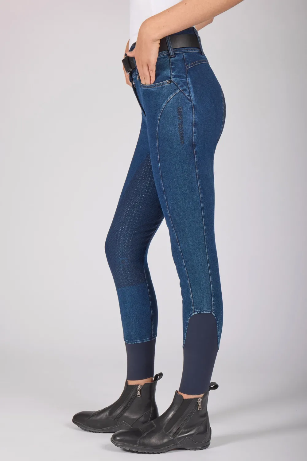 Kingsland Kingsland|Ridbyxor & Tights-Ridbyxor KLKayce Jeans H Full Grip Navy