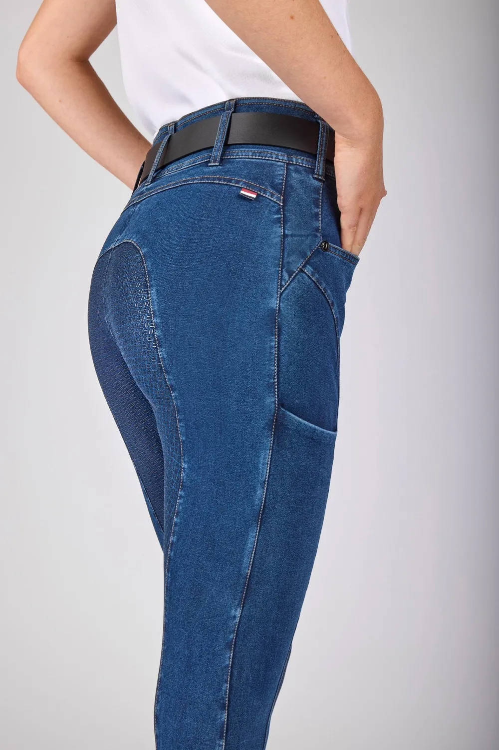 Kingsland Kingsland|Ridbyxor & Tights-Ridbyxor KLKayce Jeans H Full Grip Navy