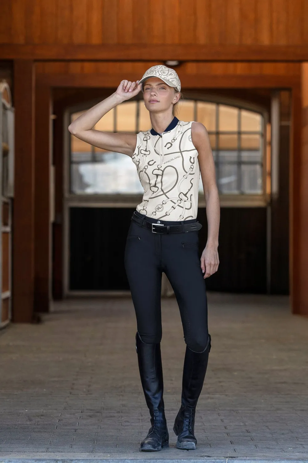 Kingsland Kingsland|Ridbyxor & Tights-Ridbyxor KLKerry H Full Grip Svart