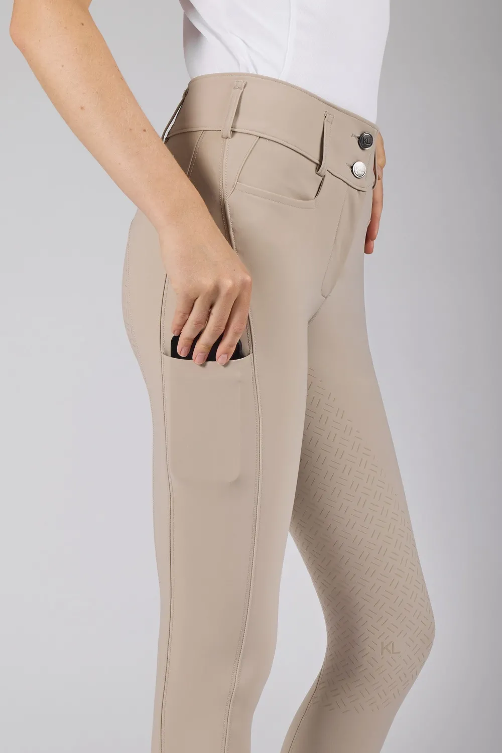 Kingsland Kingsland|Ridbyxor & Tights-Ridbyxor KKira H Fu Grip Beige