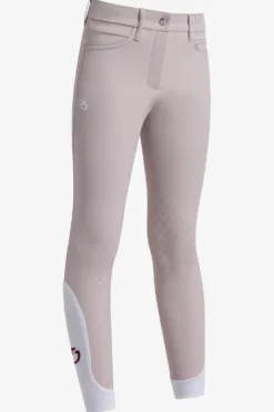 Barn Cavalleria Toscana Ridbyxor & Tights|Cavalleria Toscana-Ridbyxor Knä Grip Junior Violet Ice