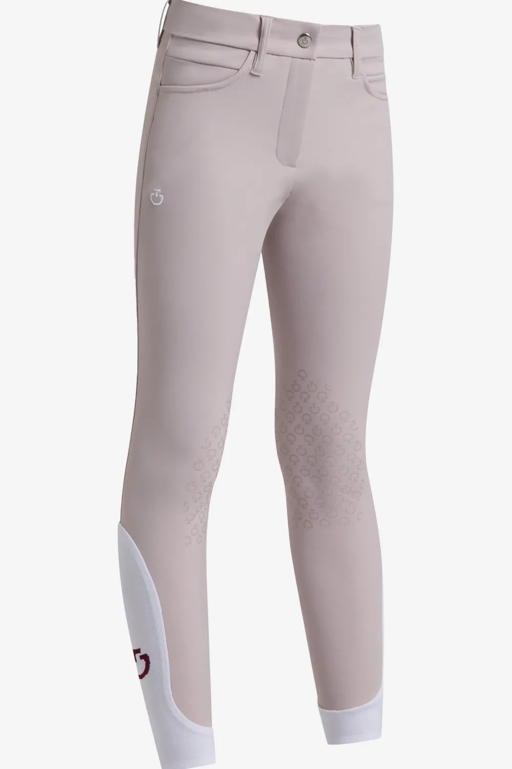 Barn Cavalleria Toscana Ridbyxor & Tights|Cavalleria Toscana-Ridbyxor Knä Grip Junior Violet Ice