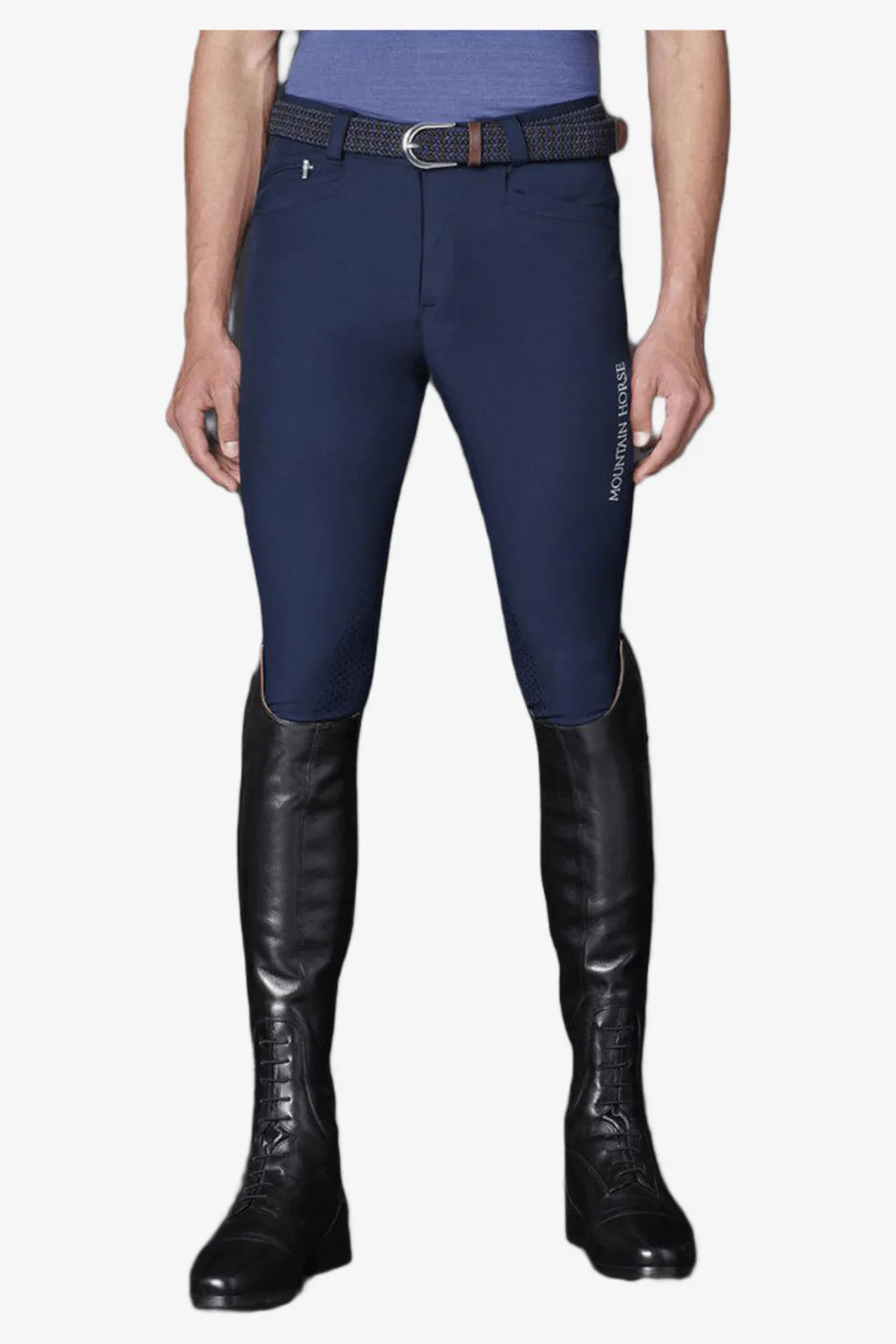 Mountain Horse Ridbyxor|Ridbyxor & Tights-Ridbyxor Robin Knä Grip Navy