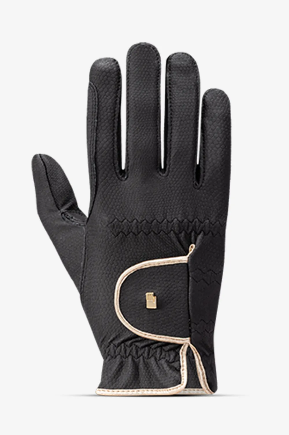 Roeckl Roeckl|Ridhandskar-Ridhandskar Lona Svart/Guld