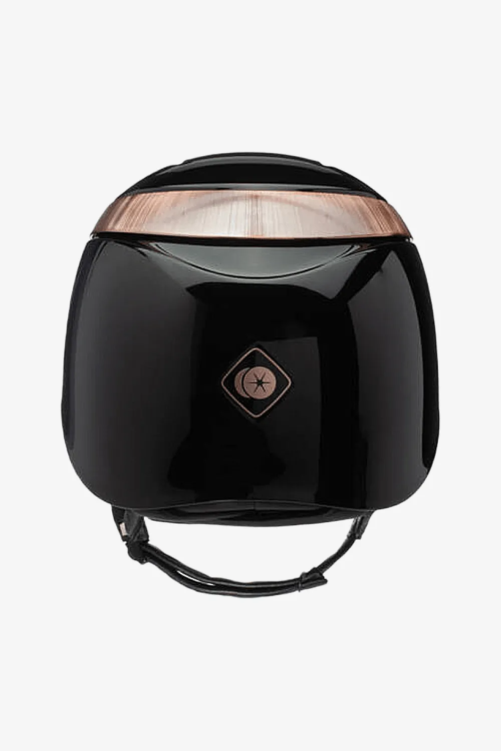 Charles Owen Charles Owen-Ridhjälm Halo Lux Glossy Svart/Rosé