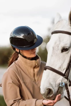 Kask Kask-Ridhjälm Kooki Lady Shine Swarovski Svart