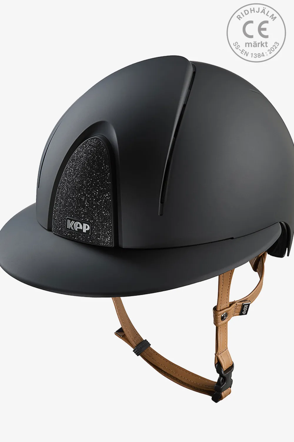 Kep Italia Ridhjälmar|Kep Italia-Ridhjä Sart NOVA att Star Poo Beige Strap Svart/Svart
