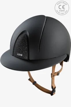 Kep Italia Ridhjälmar|Kep Italia-Ridhjä Sart NOVA att Star Poo Beige Strap Svart/Svart