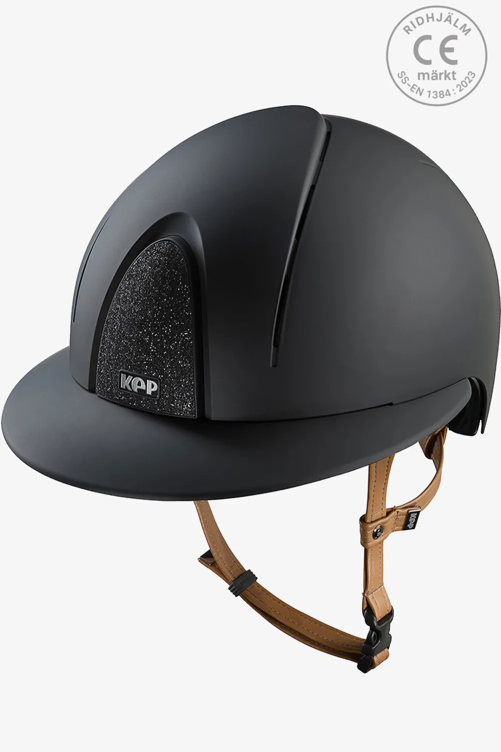 Kep Italia Ridhjälmar|Kep Italia-Ridhjä Sart NOVA att Star Poo Beige Strap Svart/Svart