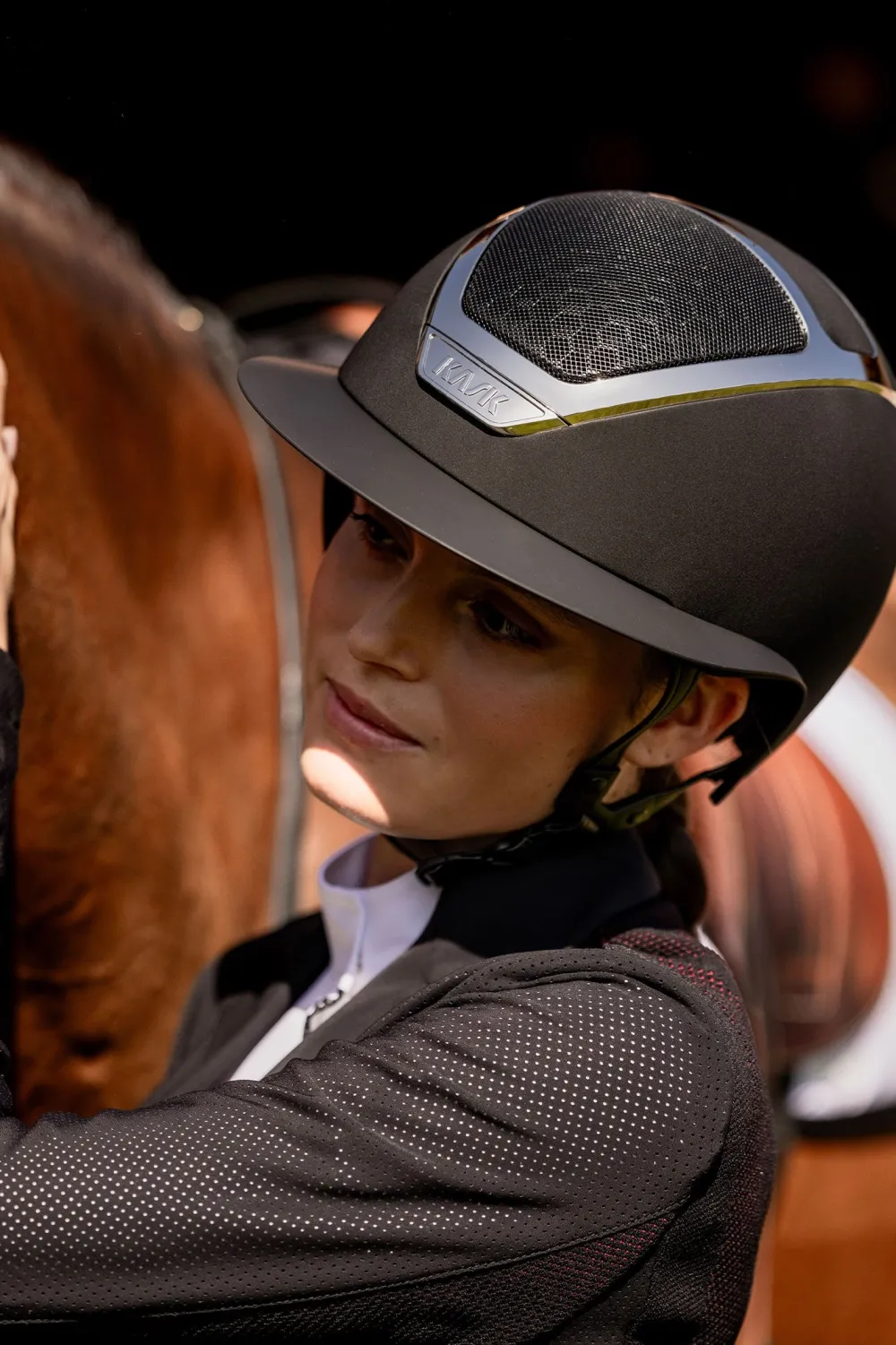 Kask Kask-Ridhjälm Star Lady Chrome Svart/Silver