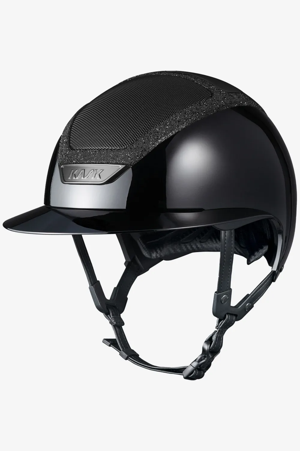 Kask Kask|Ridhjälmar-Ridhjälm Star Lady Pure Shine Swarovski Frame Svart