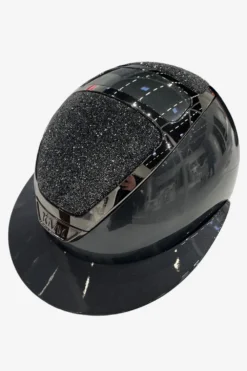 Kask Kask|Ridhjälmar-Ridhjälm Star Lady Pure Shine Swarovski Carpet Svart
