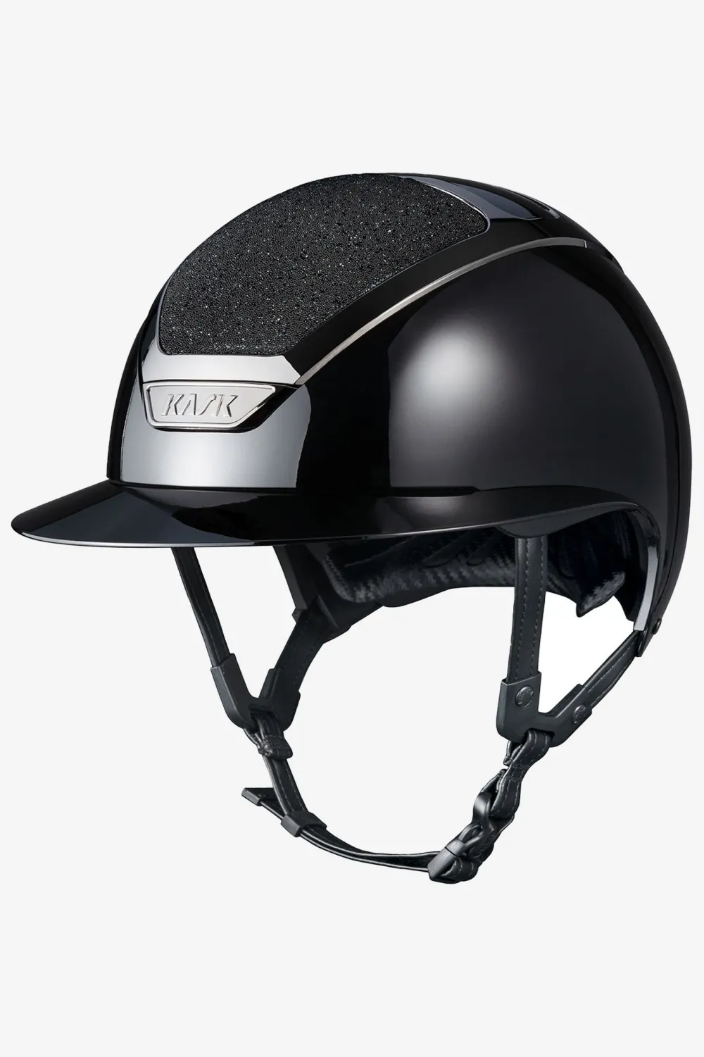 Kask Kask|Ridhjälmar-Ridhjälm Star Lady Pure Shine Swarovski Carpet Svart