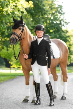 Barn LeMieux Kavajer & Skjortor|Kavajer & Skjortor-Ridkavaj Pro Junior Svart