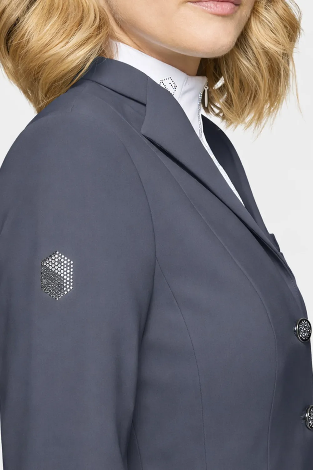Samshield Samshield|Kavajer & Skjortor-Ridkavaj Victorine Crystal Fabric Magnet
