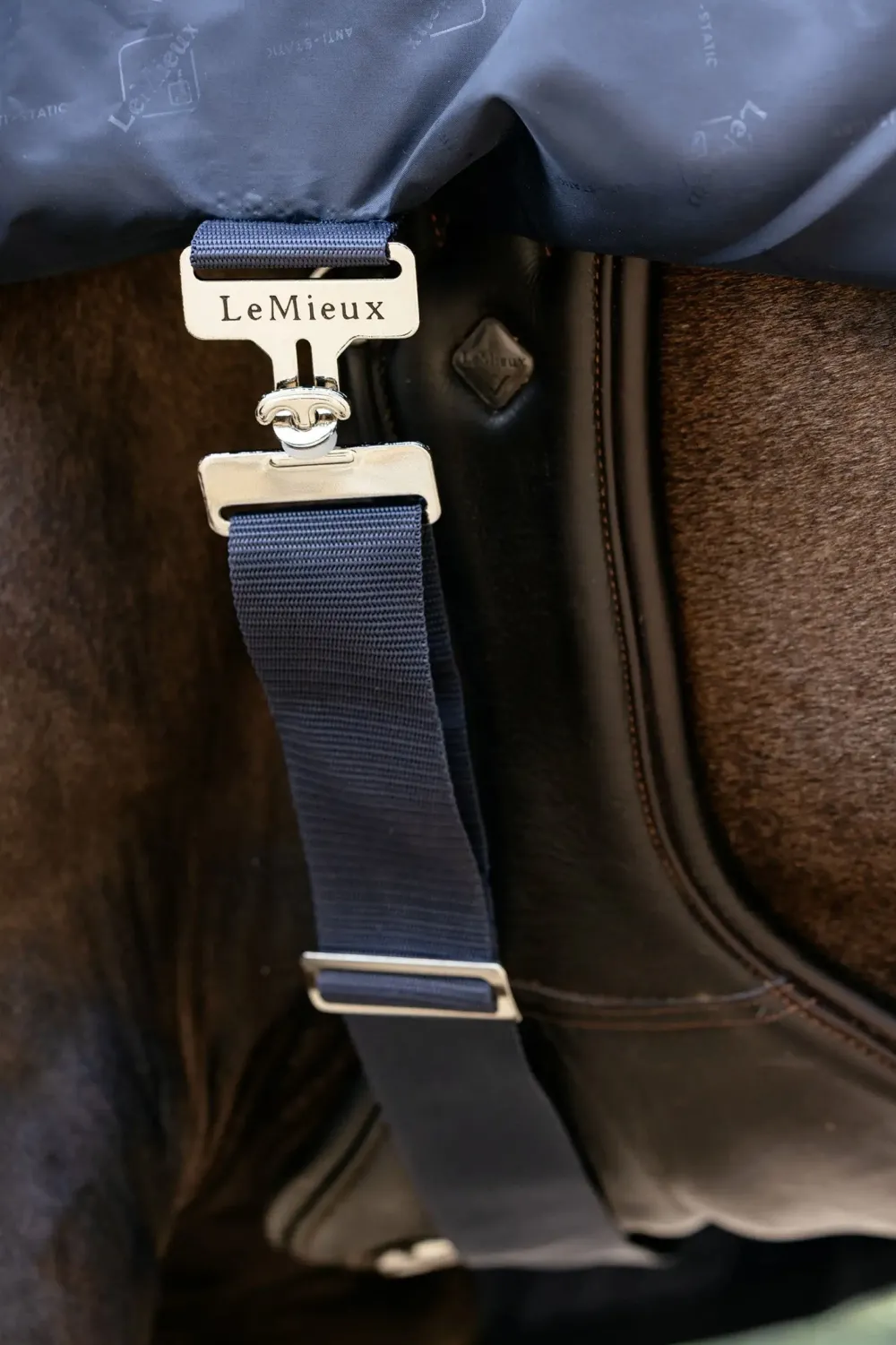 LeMieux Lemieux-Ridregntäcke Navy