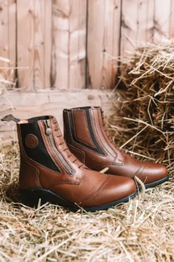 Mountain Horse Mountain Horse|Ridskor-Ridskor Valkyria Side Zip Brun