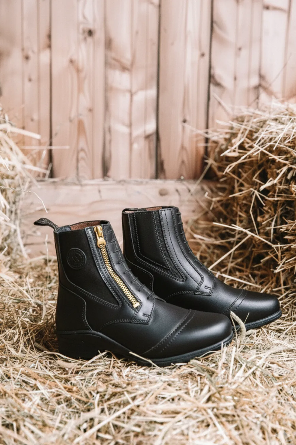 Mountain Horse Mountain Horse|Ridskor-Ridskor Valkyria Side Zip Svart