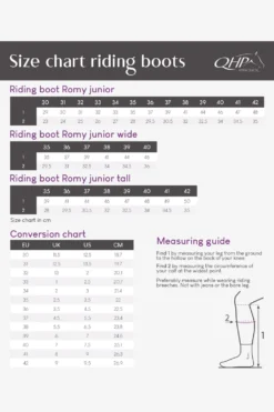 Barn QHP Qhp|Ridstövlar Barn-Ridstövlar Romy Junior Wide Svart